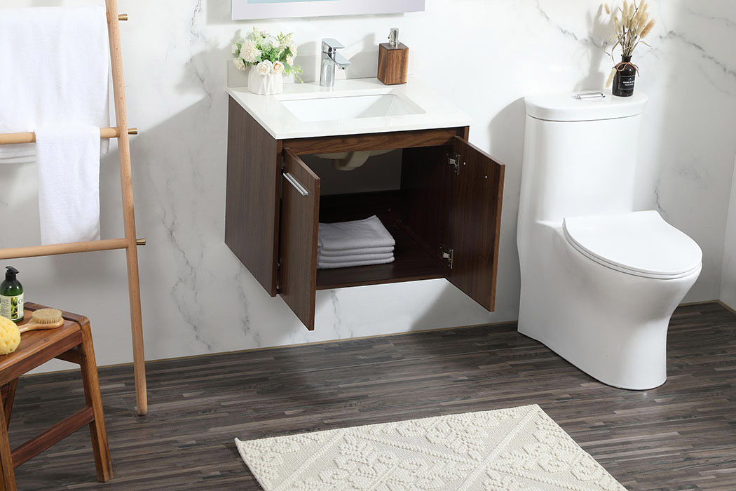 Elegant Bathroom Vanity - Walnut (VF44524MWT-BS)