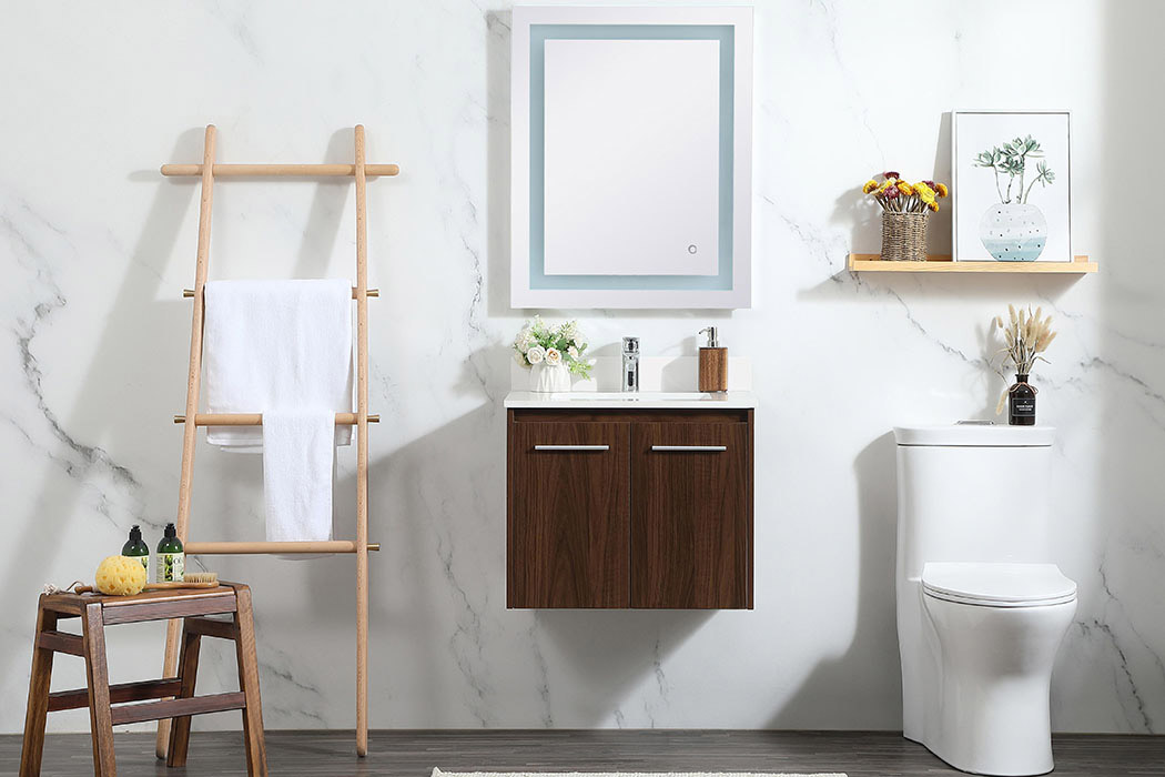 Elegant Bathroom Vanity - Walnut (VF44524MWT-BS)