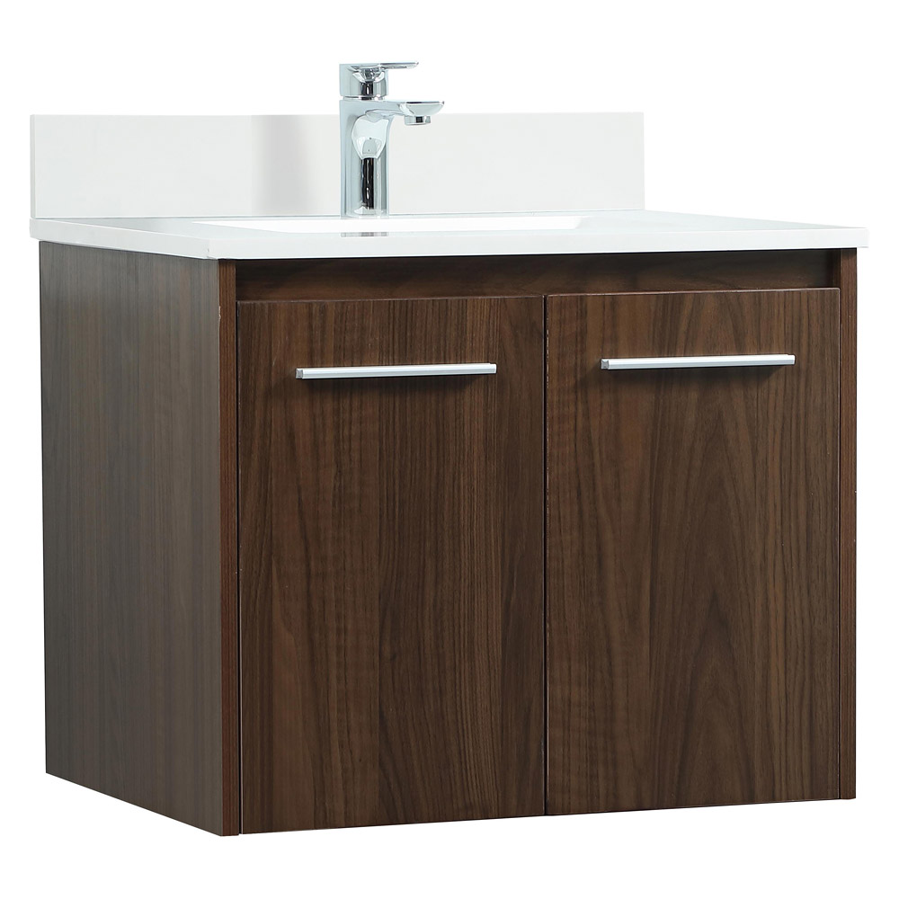 Elegant Bathroom Vanity - Walnut (VF44524MWT-BS)