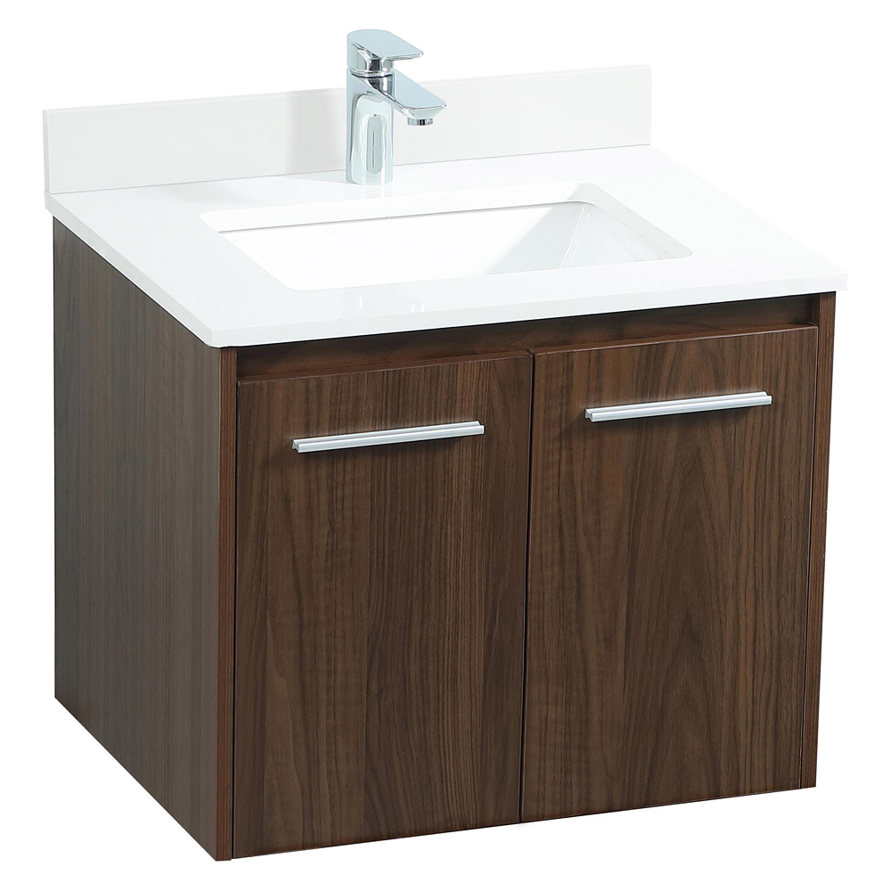 Elegant Bathroom Vanity - Walnut (VF44524MWT-BS)