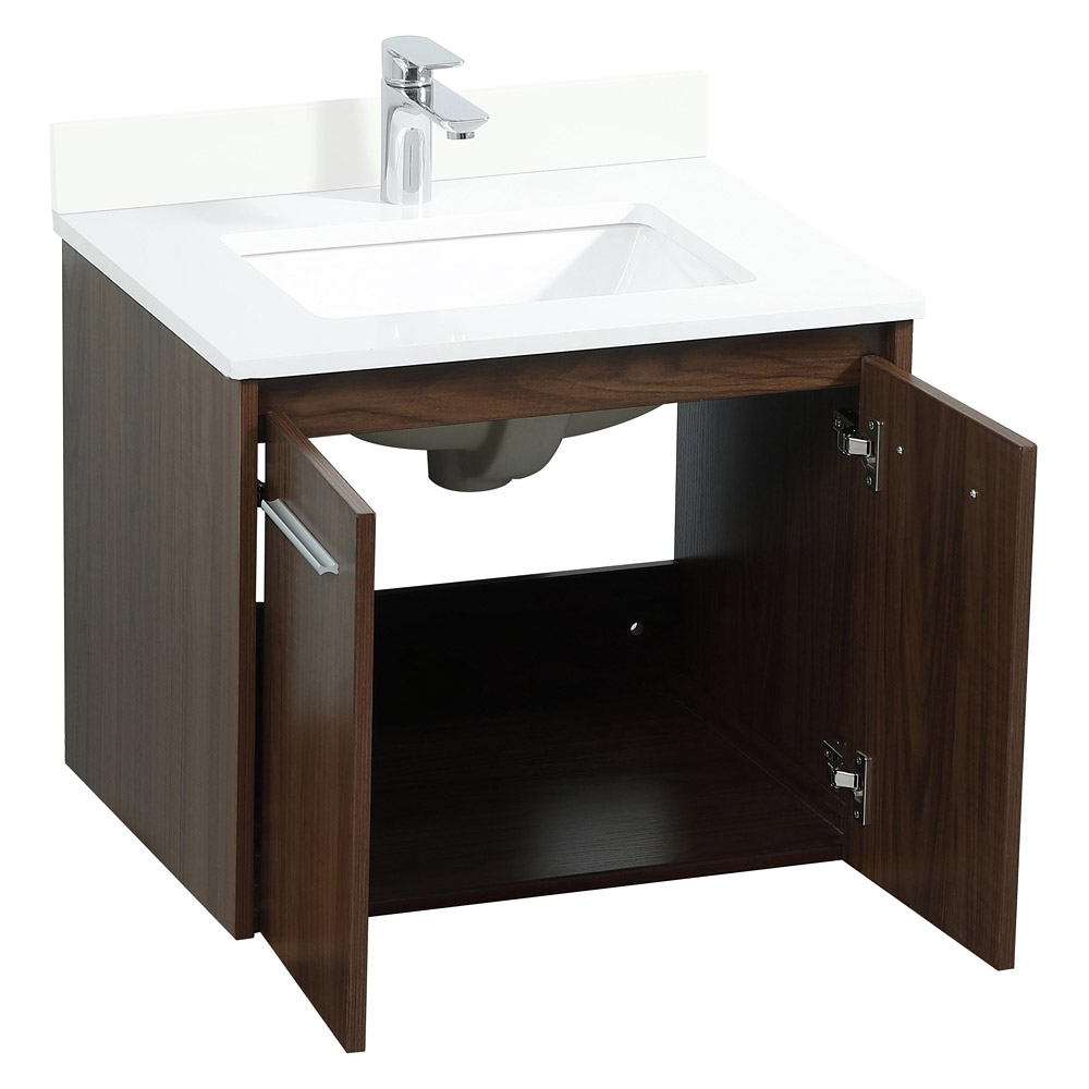 Elegant Bathroom Vanity - Walnut (VF44524MWT-BS)