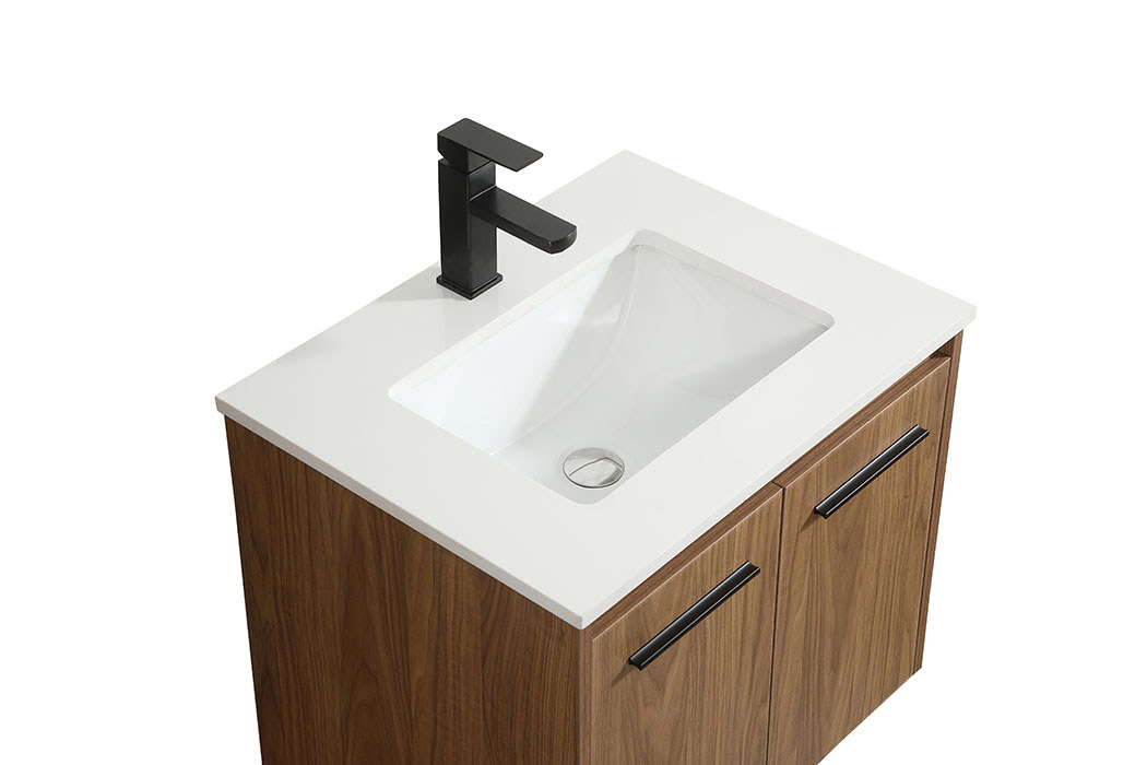 Elegant Bathroom Vanity - Walnut Brown (VF44524WB)