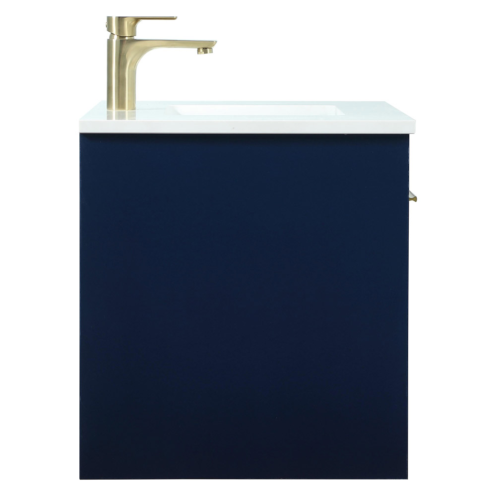 Elegant Bathroom Vanity - Blue (VF44530MBL)