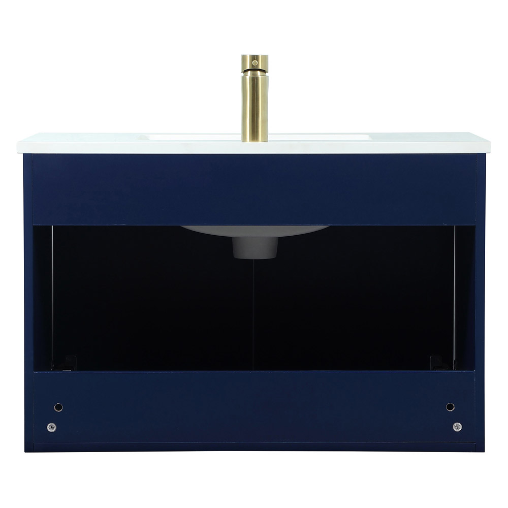 Elegant Bathroom Vanity - Blue (VF44530MBL)