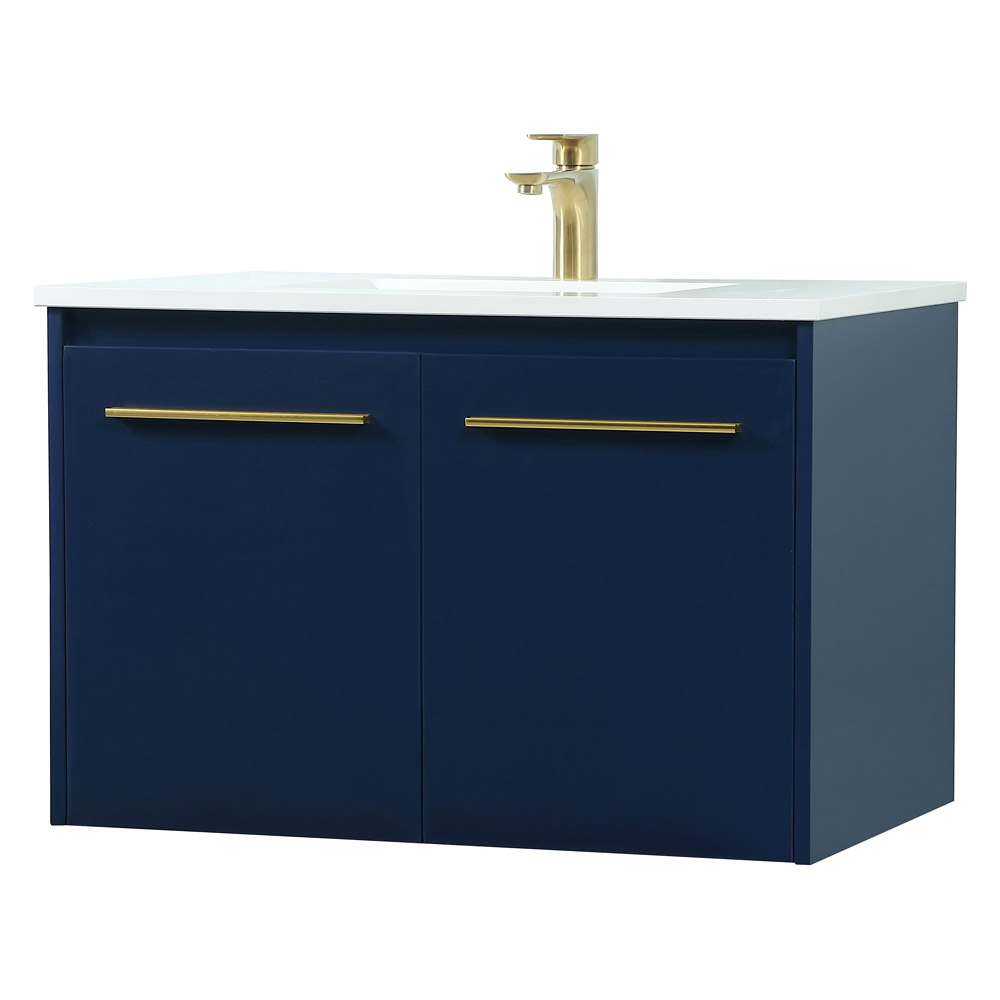 Elegant Bathroom Vanity - Blue (VF44530MBL)