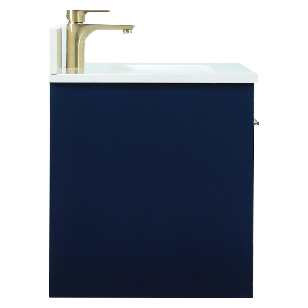 Elegant Bathroom Vanity - Blue (VF44530MBL-BS)