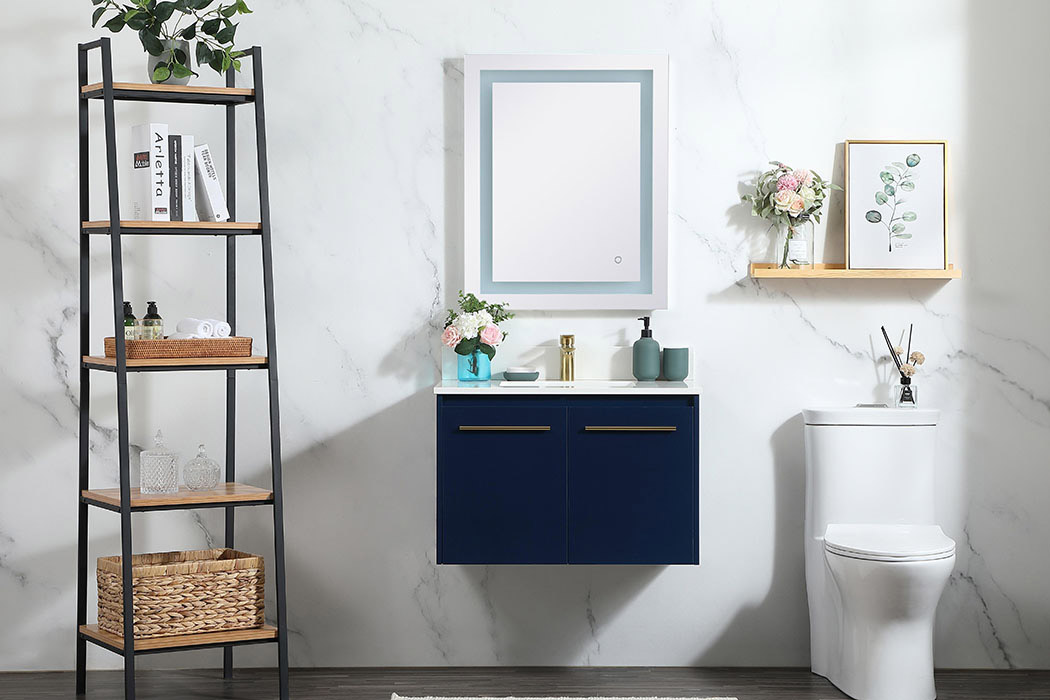 Elegant Bathroom Vanity - Blue (VF44530MBL-BS)