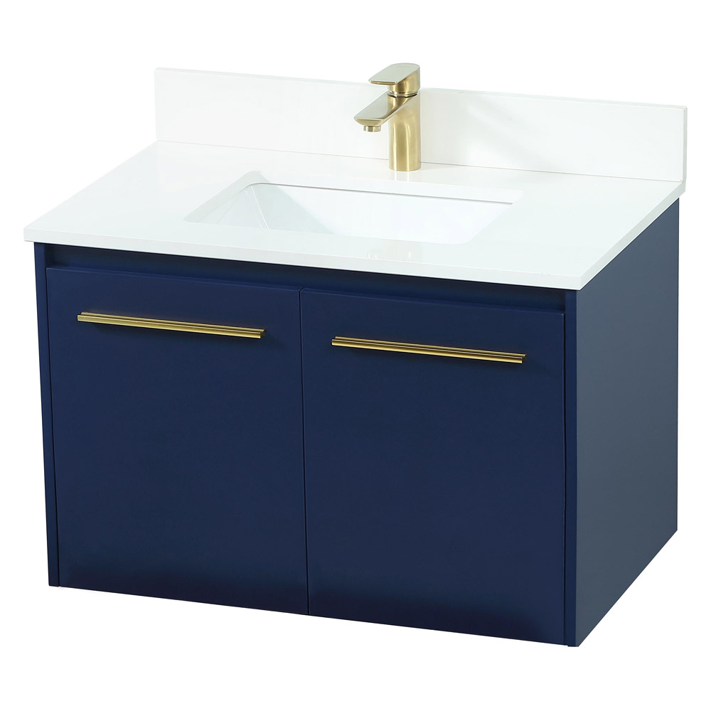 Elegant Bathroom Vanity - Blue (VF44530MBL-BS)