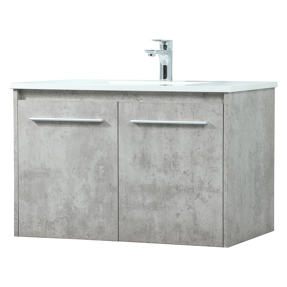 Elegant Bathroom Vanity - Concrete Gray (VF44530MCG)