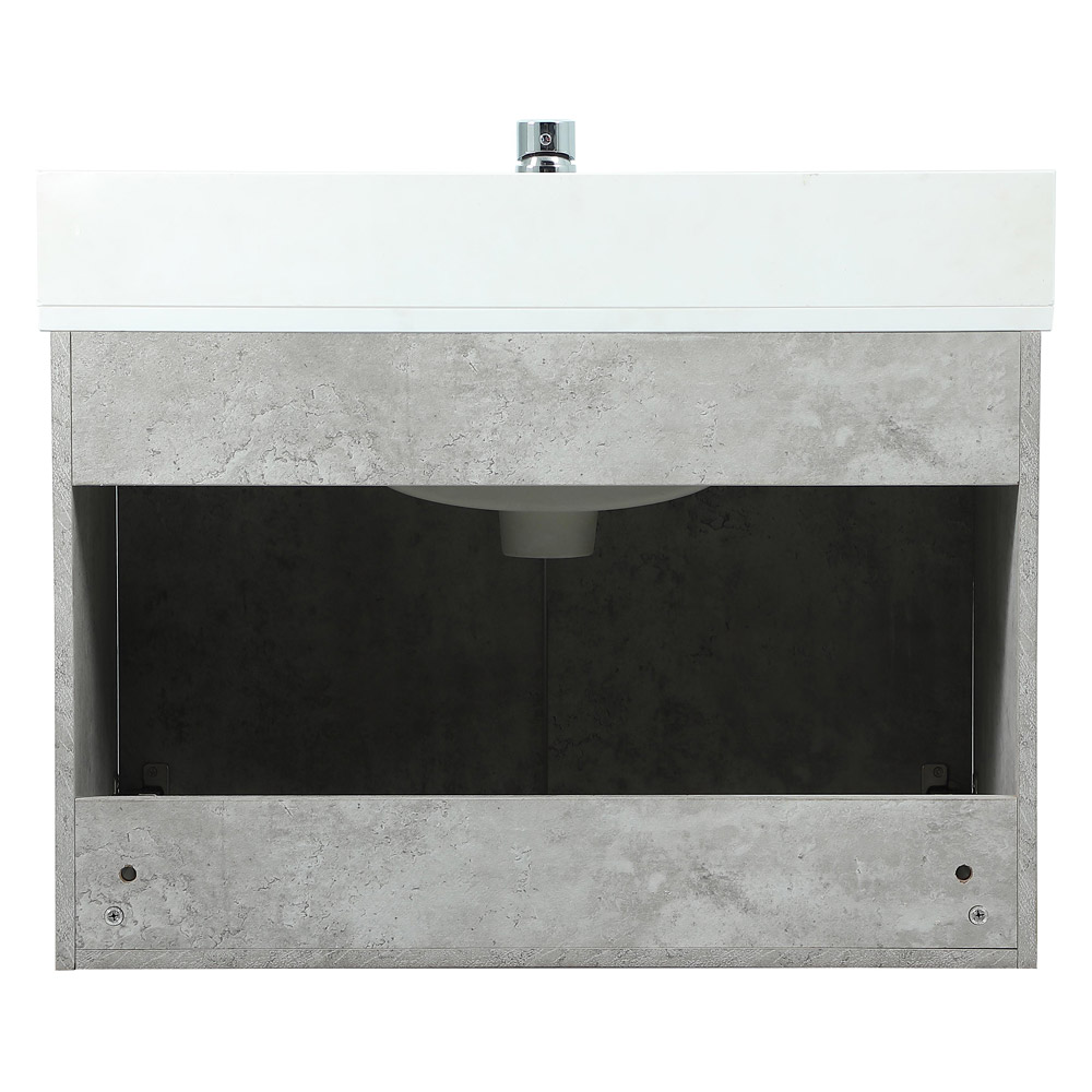 Elegant Bathroom Vanity - Concrete Gray (VF44530MCG-BS)