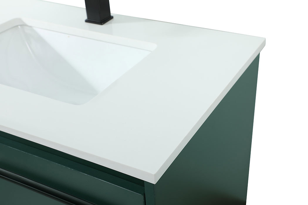 Elegant Bathroom Vanity - Green (VF44530MGN)