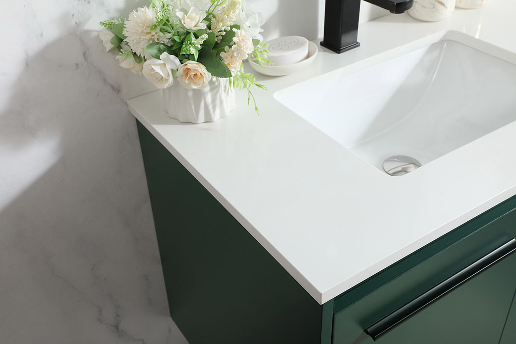 Elegant Bathroom Vanity - Green (VF44530MGN)