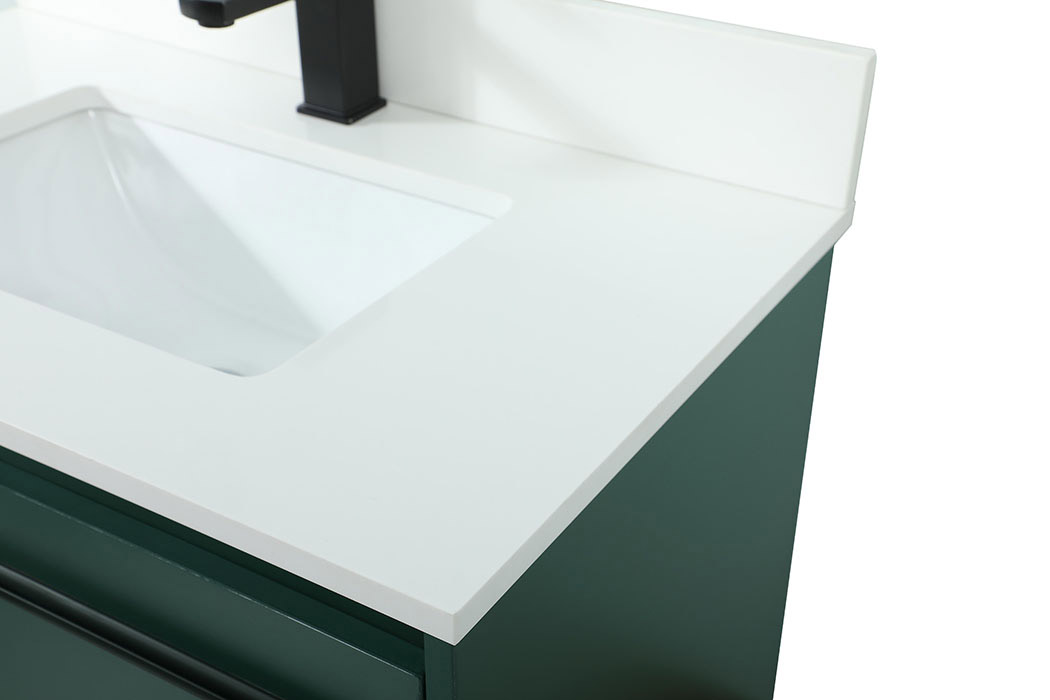 Elegant Bathroom Vanity - Green (VF44530MGN-BS)