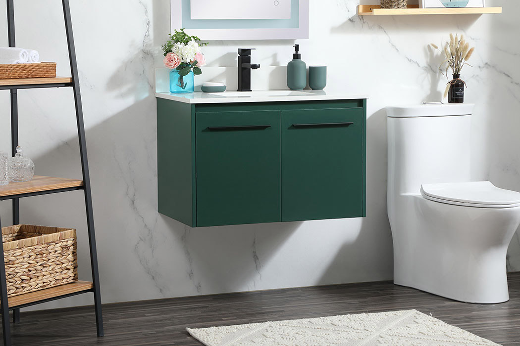 Elegant Bathroom Vanity - Green (VF44530MGN-BS)