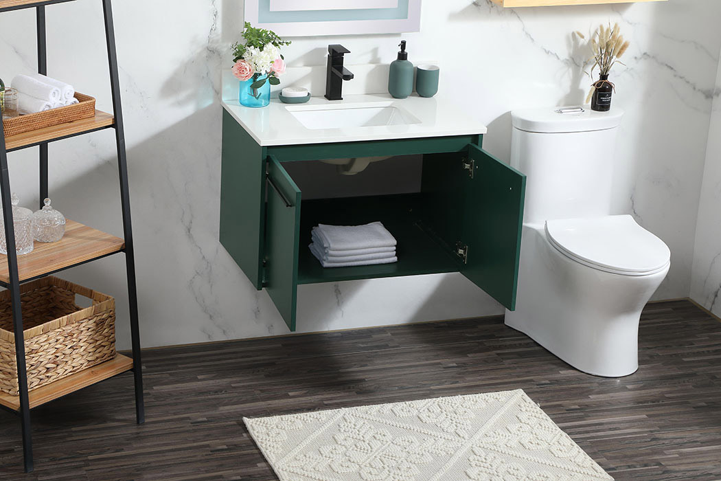 Elegant Bathroom Vanity - Green (VF44530MGN-BS)