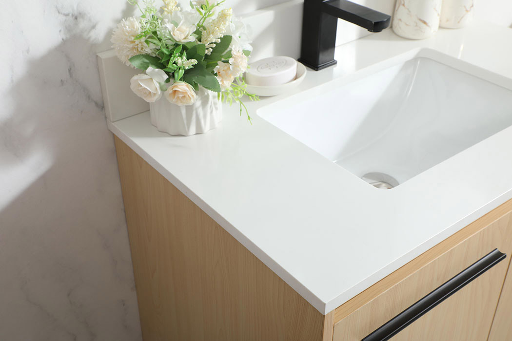 Elegant Bathroom Vanity - Maple (VF44530MMP-BS)