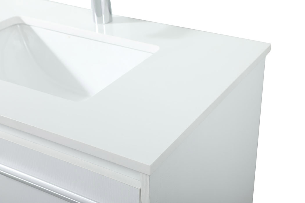 Elegant Bathroom Vanity - White (VF44530MWH)