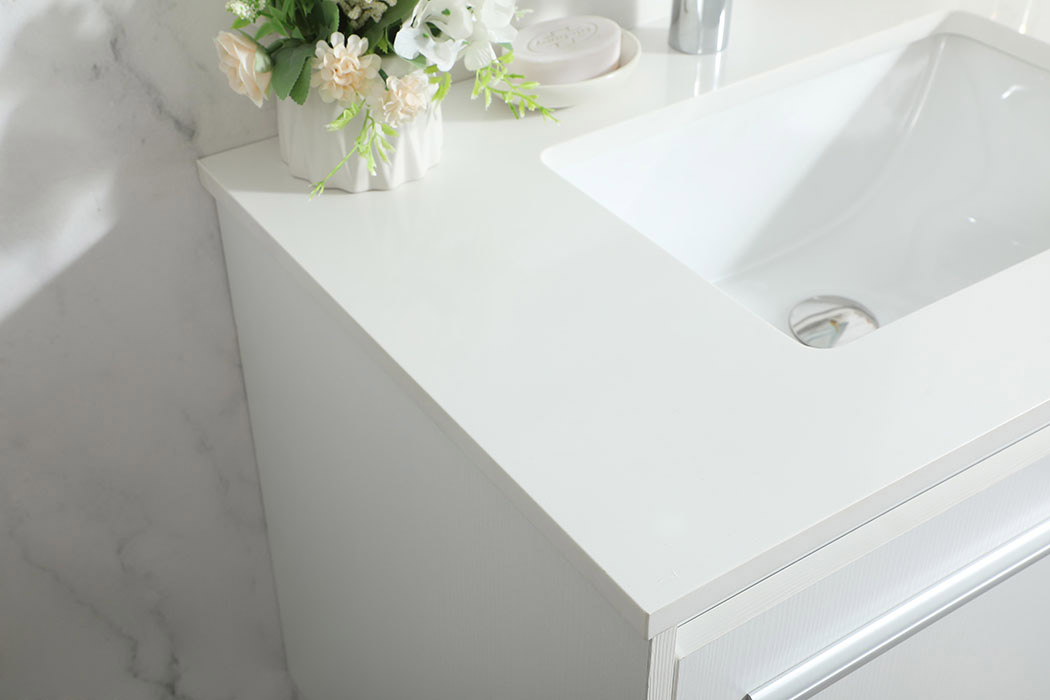 Elegant Bathroom Vanity - White (VF44530MWH)