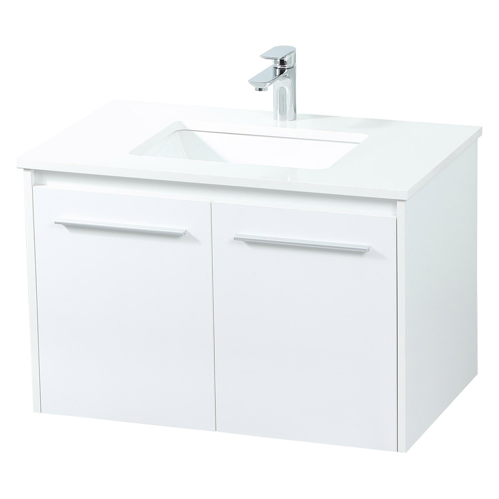 Elegant Bathroom Vanity - White (VF44530MWH)