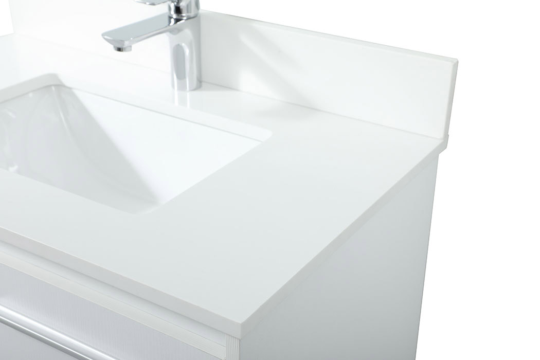 Elegant Bathroom Vanity - White (VF44530MWH-BS)