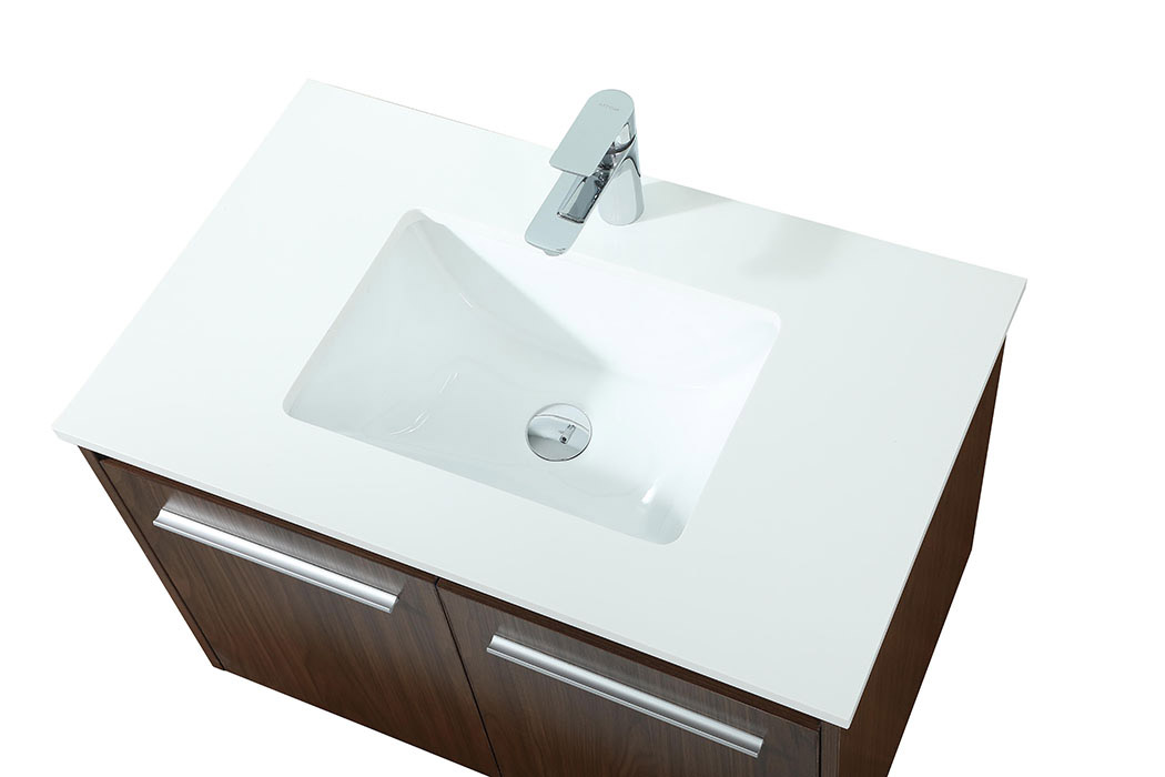 Elegant Bathroom Vanity - Walnut (VF44530MWT)