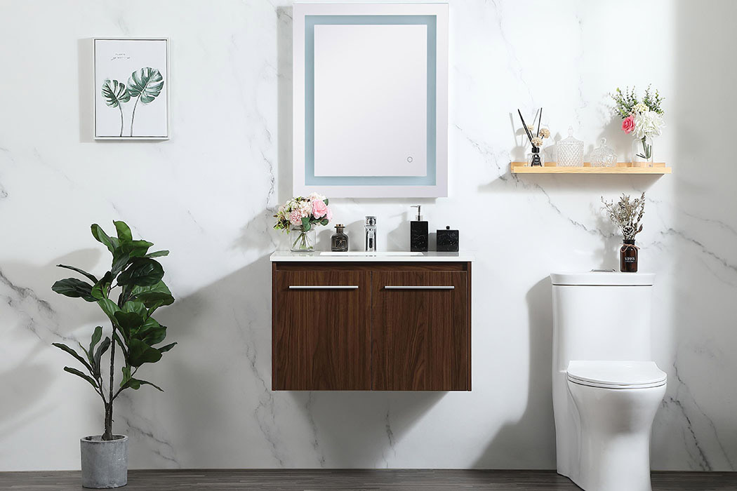 Elegant Bathroom Vanity - Walnut (VF44530MWT)