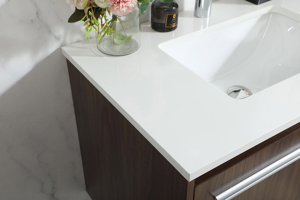 Elegant Bathroom Vanity - Walnut (VF44530MWT)