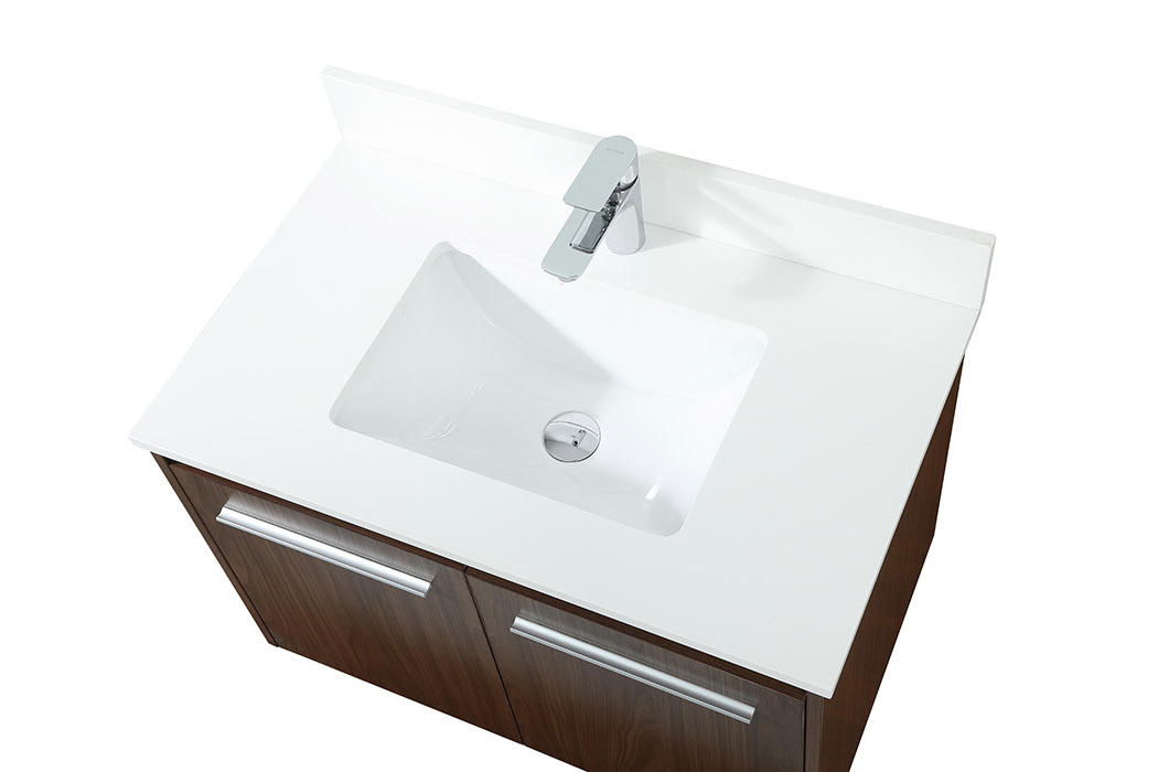 Elegant Bathroom Vanity - Walnut (VF44530MWT-BS)