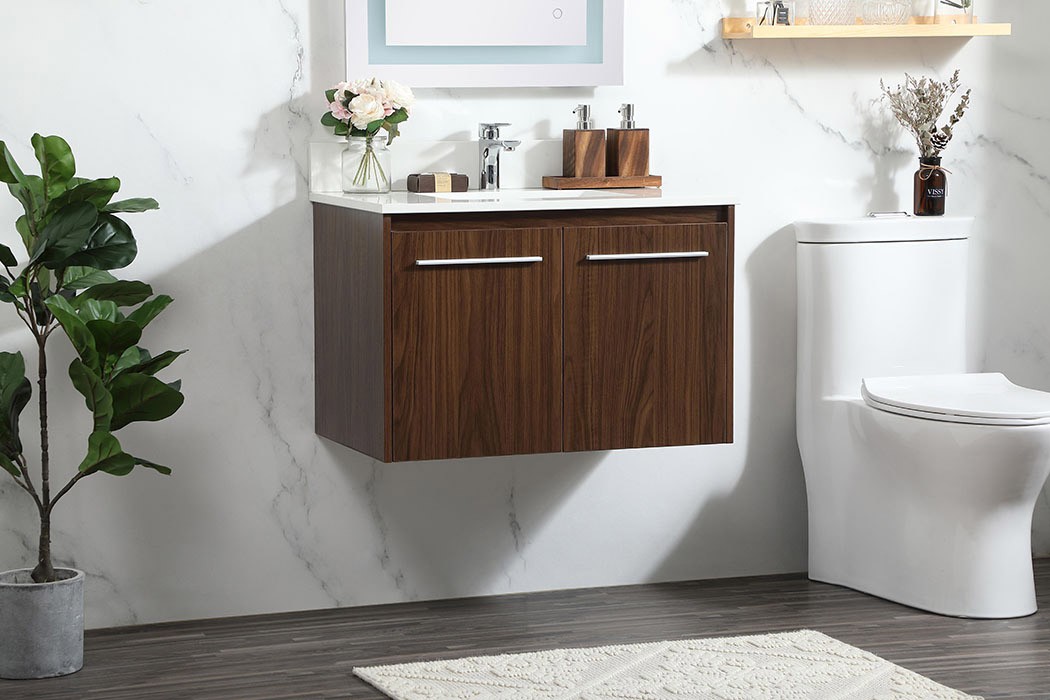 Elegant Bathroom Vanity - Walnut (VF44530MWT-BS)