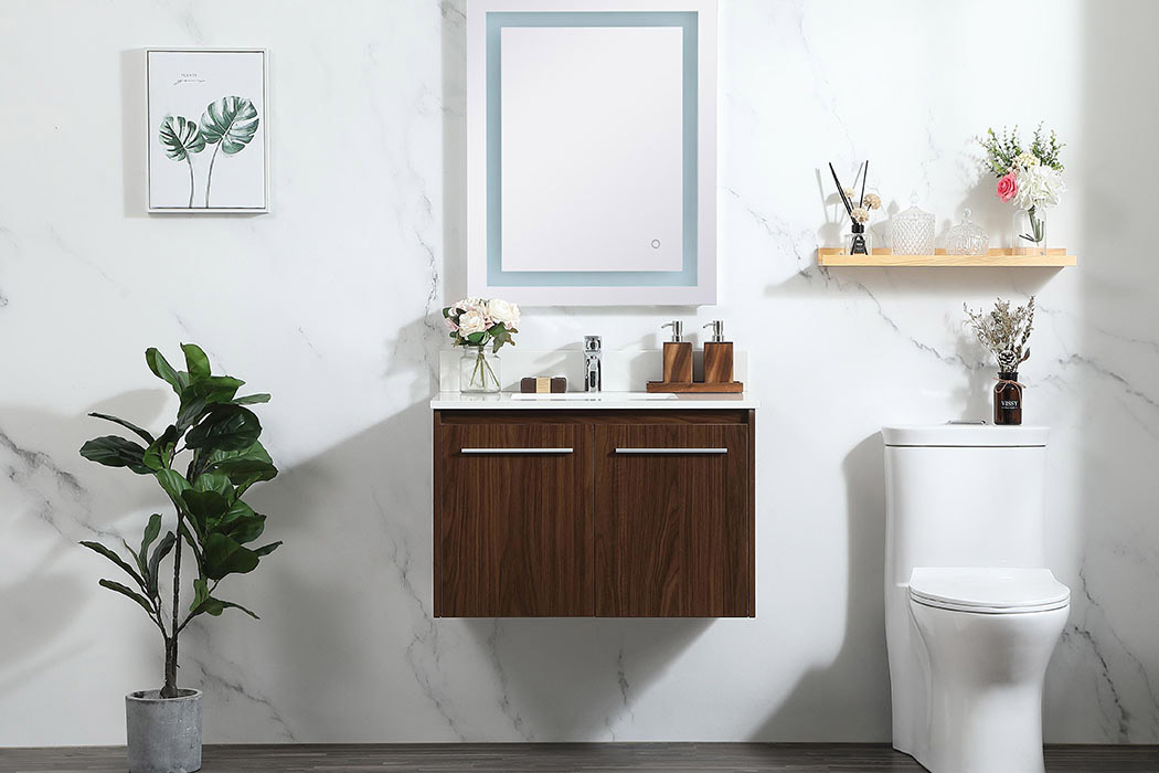 Elegant Bathroom Vanity - Walnut (VF44530MWT-BS)