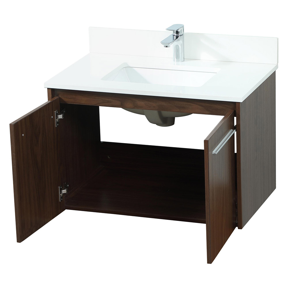 Elegant Bathroom Vanity - Walnut (VF44530MWT-BS)