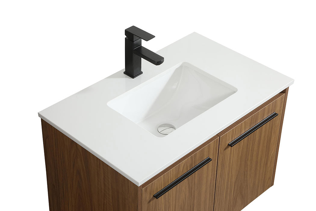 Elegant Bathroom Vanity - Walnut Brown (VF44530WB)