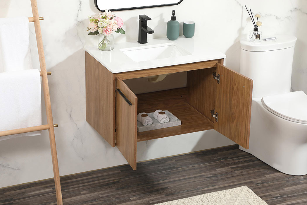 Elegant Bathroom Vanity - Walnut Brown (VF44530WB)