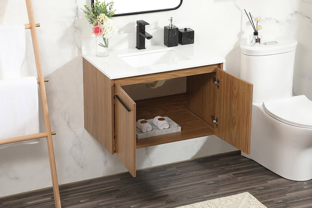 Elegant Bathroom Vanity - Walnut Brown (VF44530WB-BS)