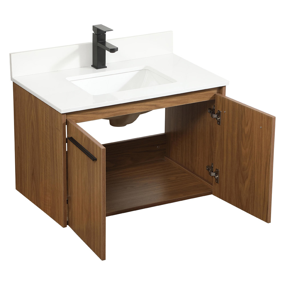 Elegant Bathroom Vanity - Walnut Brown (VF44530WB-BS)