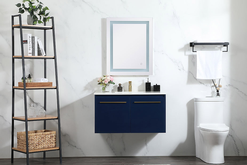 Elegant Bathroom Vanity - Blue (VF44536MBL)