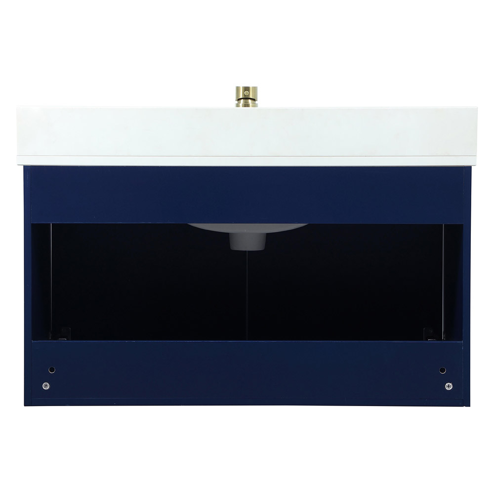 Elegant Bathroom Vanity - Blue (VF44536MBL-BS)