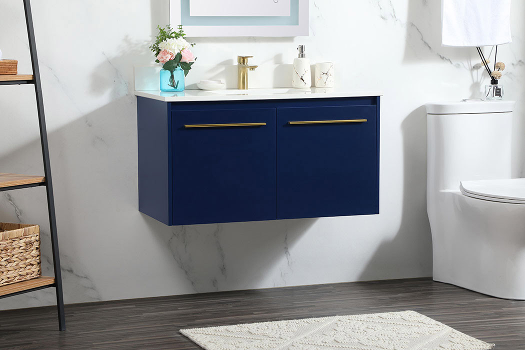 Elegant Bathroom Vanity - Blue (VF44536MBL-BS)