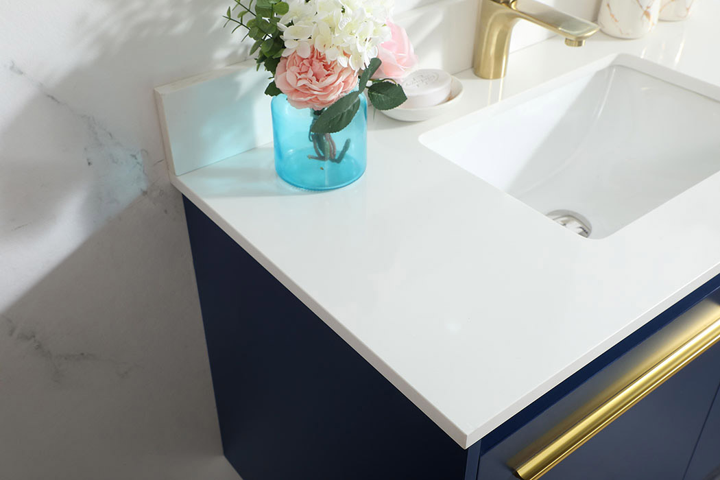 Elegant Bathroom Vanity - Blue (VF44536MBL-BS)