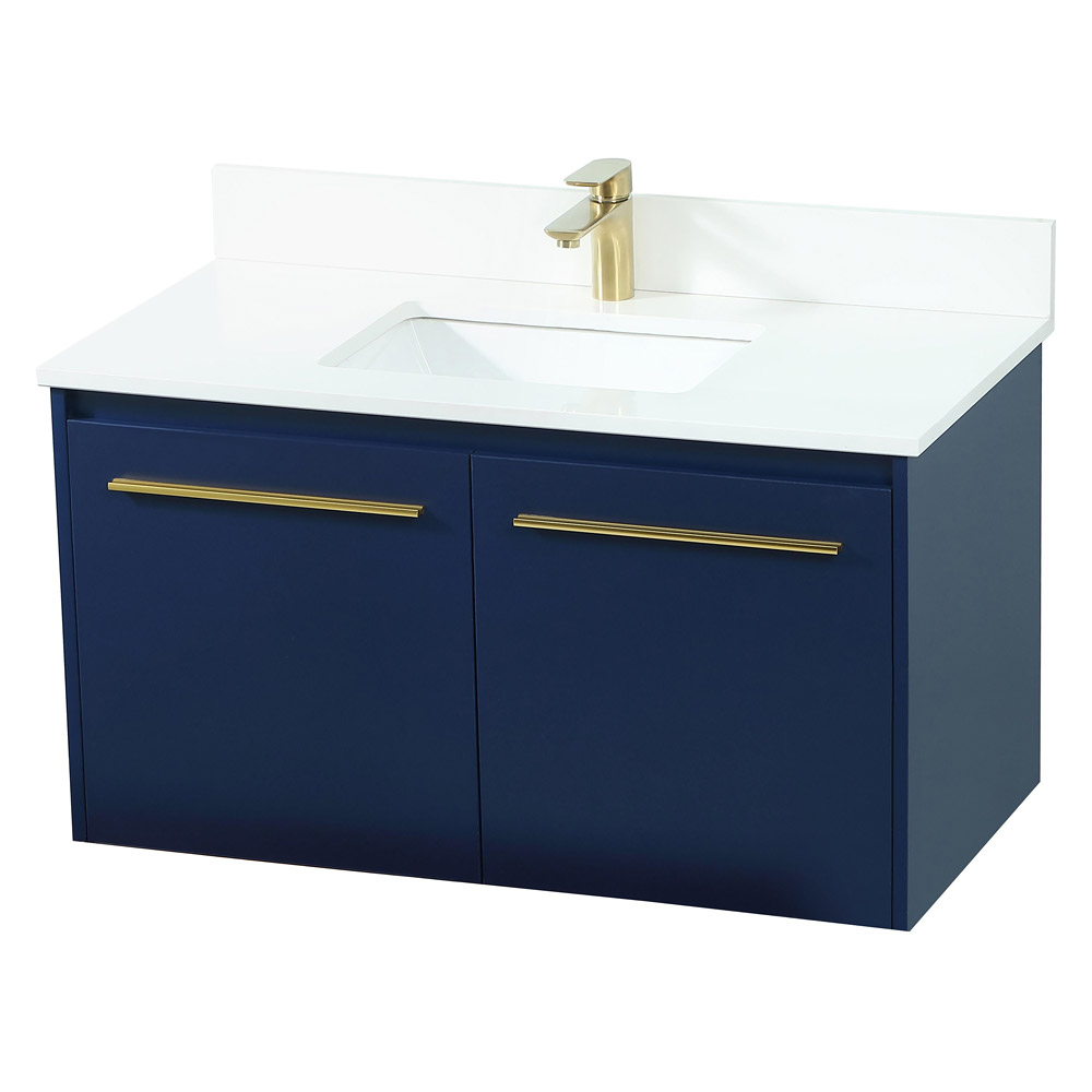 Elegant Bathroom Vanity - Blue (VF44536MBL-BS)