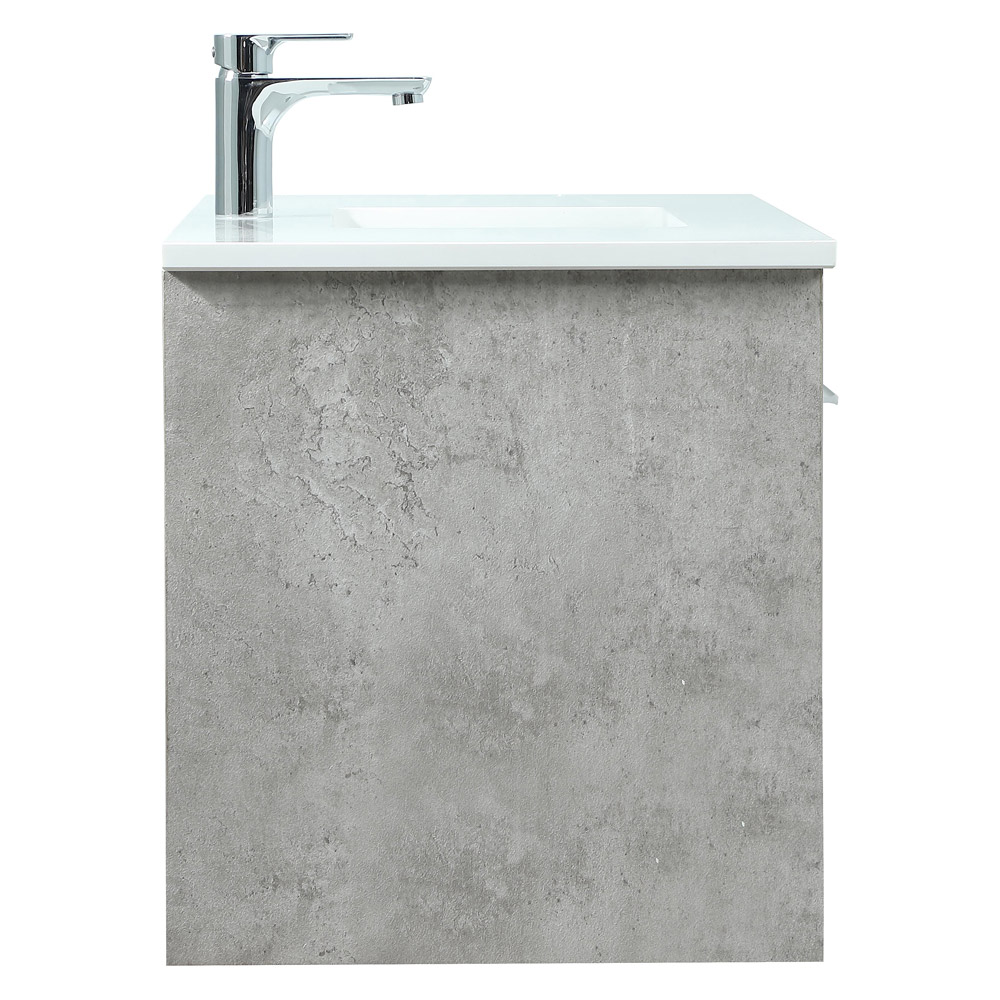 Elegant Bathroom Vanity - Concrete Gray (VF44536MCG)