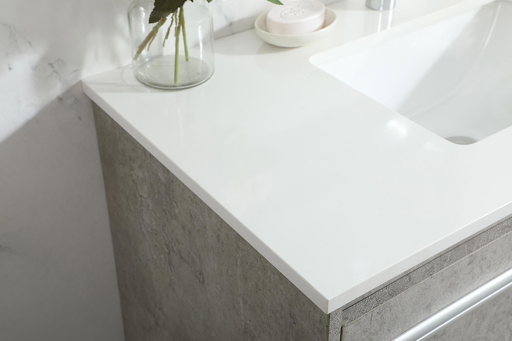 Elegant Bathroom Vanity - Concrete Gray (VF44536MCG)