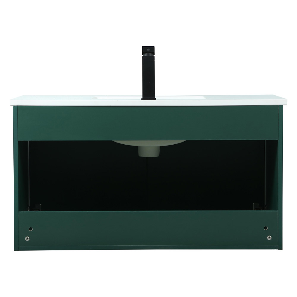 Elegant Bathroom Vanity - Green (VF44536MGN)