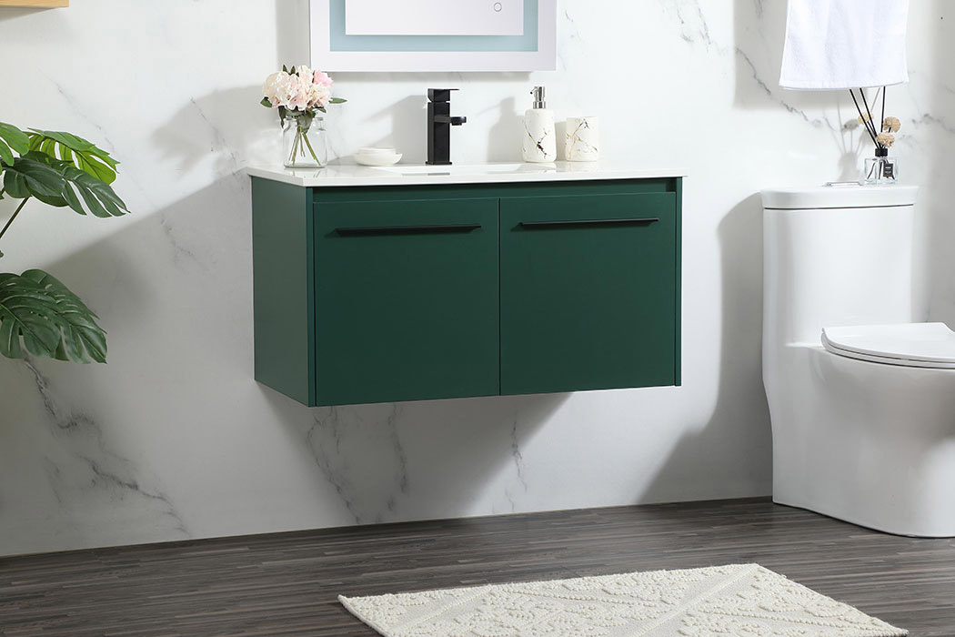 Elegant Bathroom Vanity - Green (VF44536MGN)