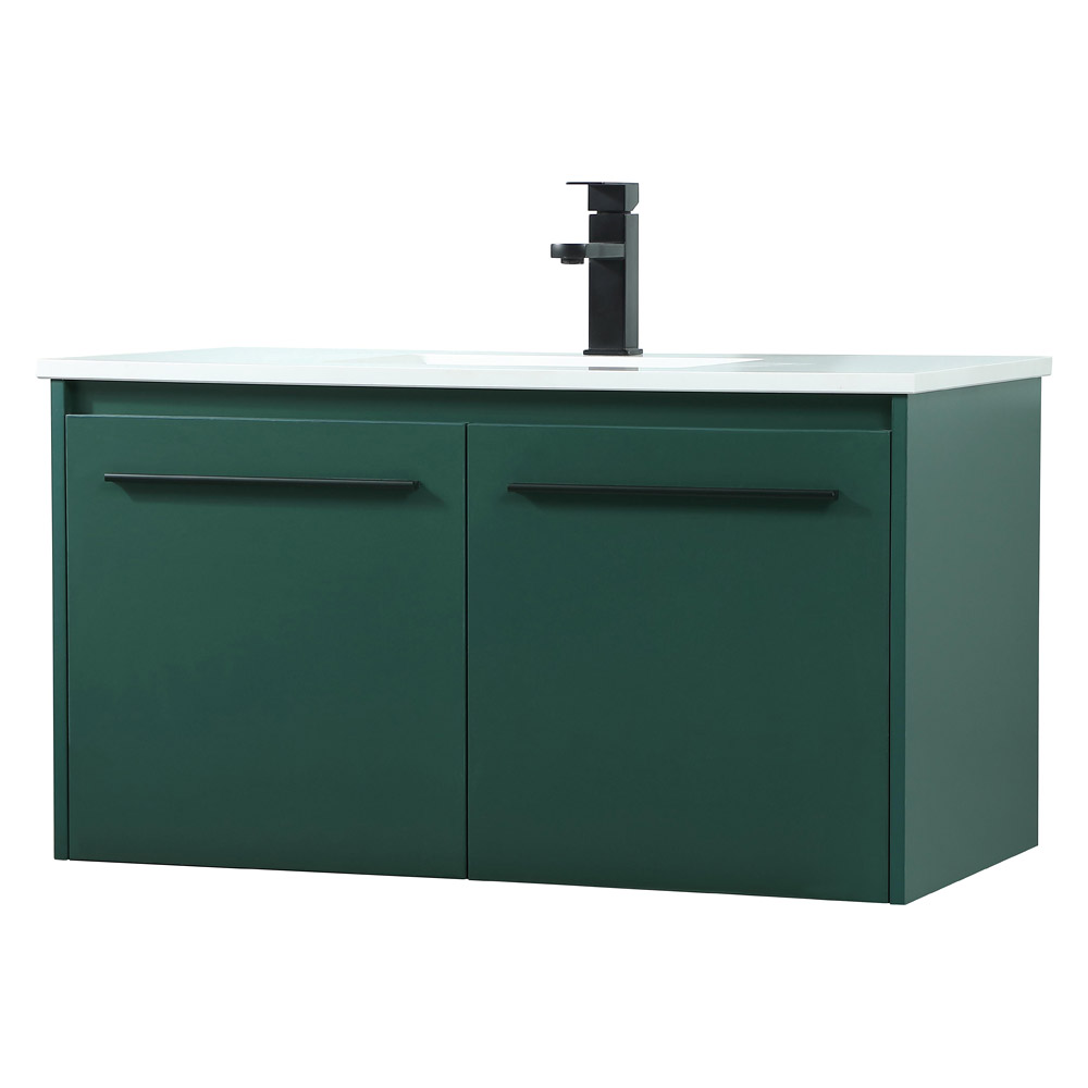 Elegant Bathroom Vanity - Green (VF44536MGN)