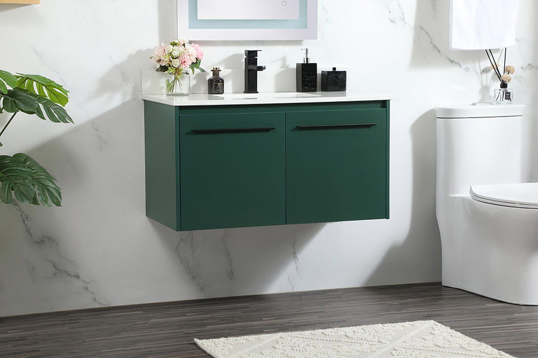 Elegant Bathroom Vanity - Green (VF44536MGN-BS)