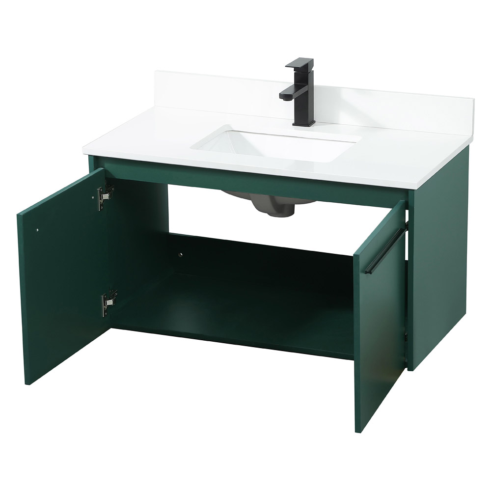 Elegant Bathroom Vanity - Green (VF44536MGN-BS)