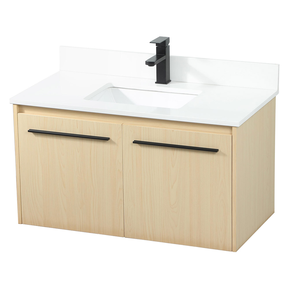 Elegant Bathroom Vanity - Maple (VF44536MMP-BS)