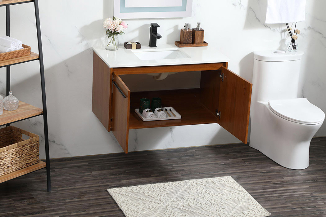 Elegant Bathroom Vanity - Teak (VF44536MTK)