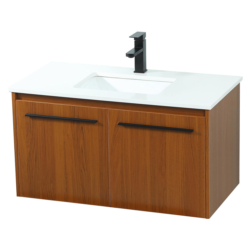 Elegant Bathroom Vanity - Teak (VF44536MTK)